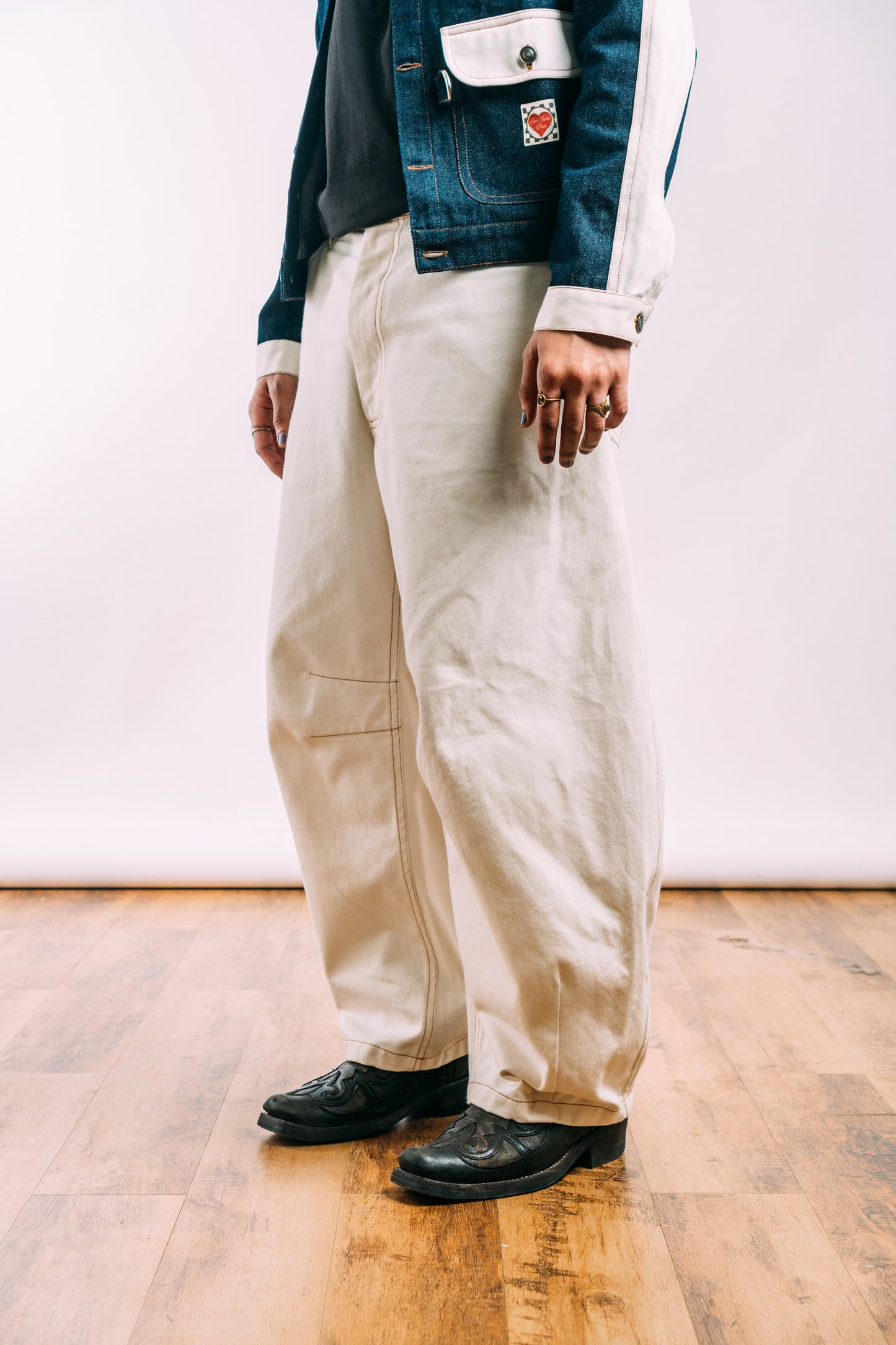 I'm A Star Horseshoe Jeans 'Off White'