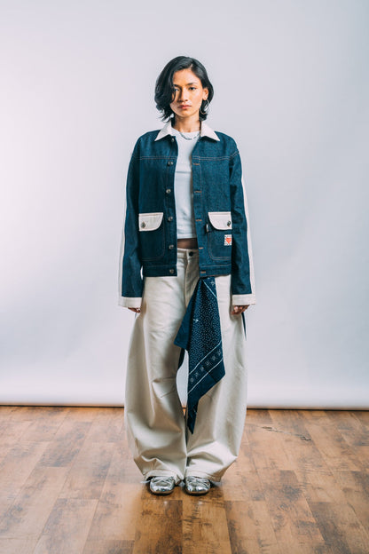 I'm A Star Horseshoe Jeans 'Indigo Off-White Split'