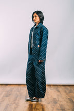 Denim Work Jacket 'Polka Dots'