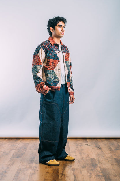 Work Jacket 'Upcycled Kantha'