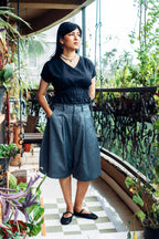 Really Wide Shorts 'Grey Stripes'