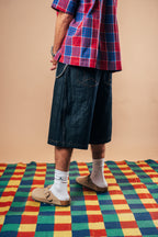 I'm A Star Jorts 'Raw Indigo'