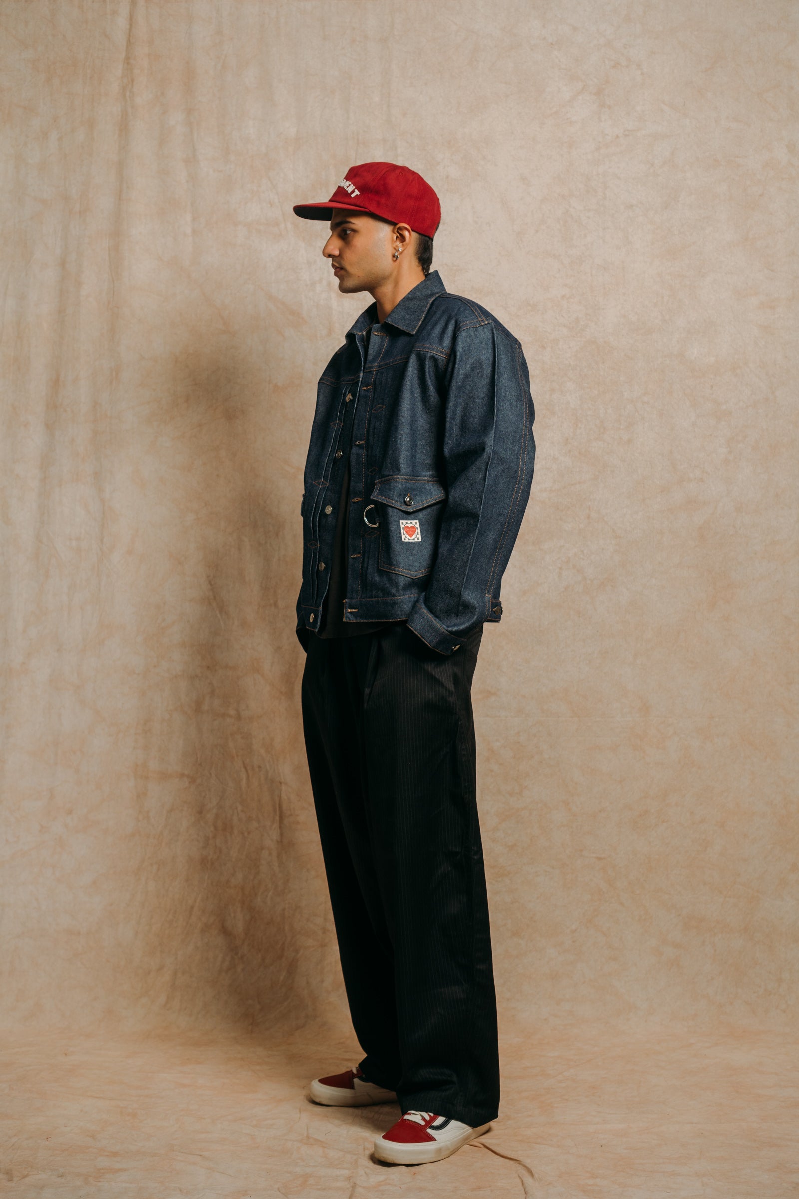 Really Wide Pants 'Black Stripes'