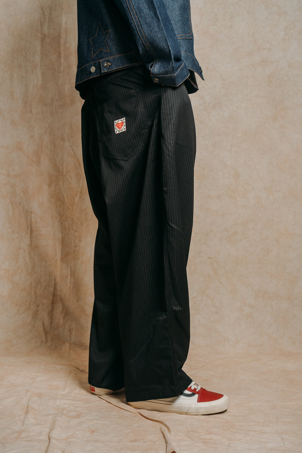 Really Wide Pants 'Black Stripes'