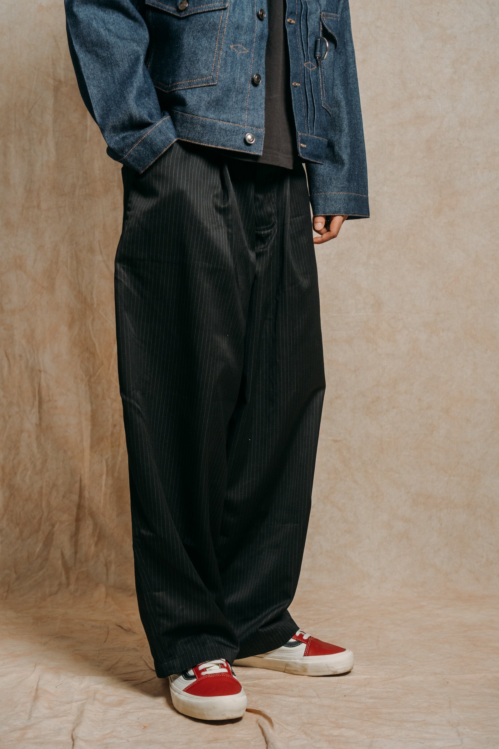 Really Wide Pants 'Black Stripes'