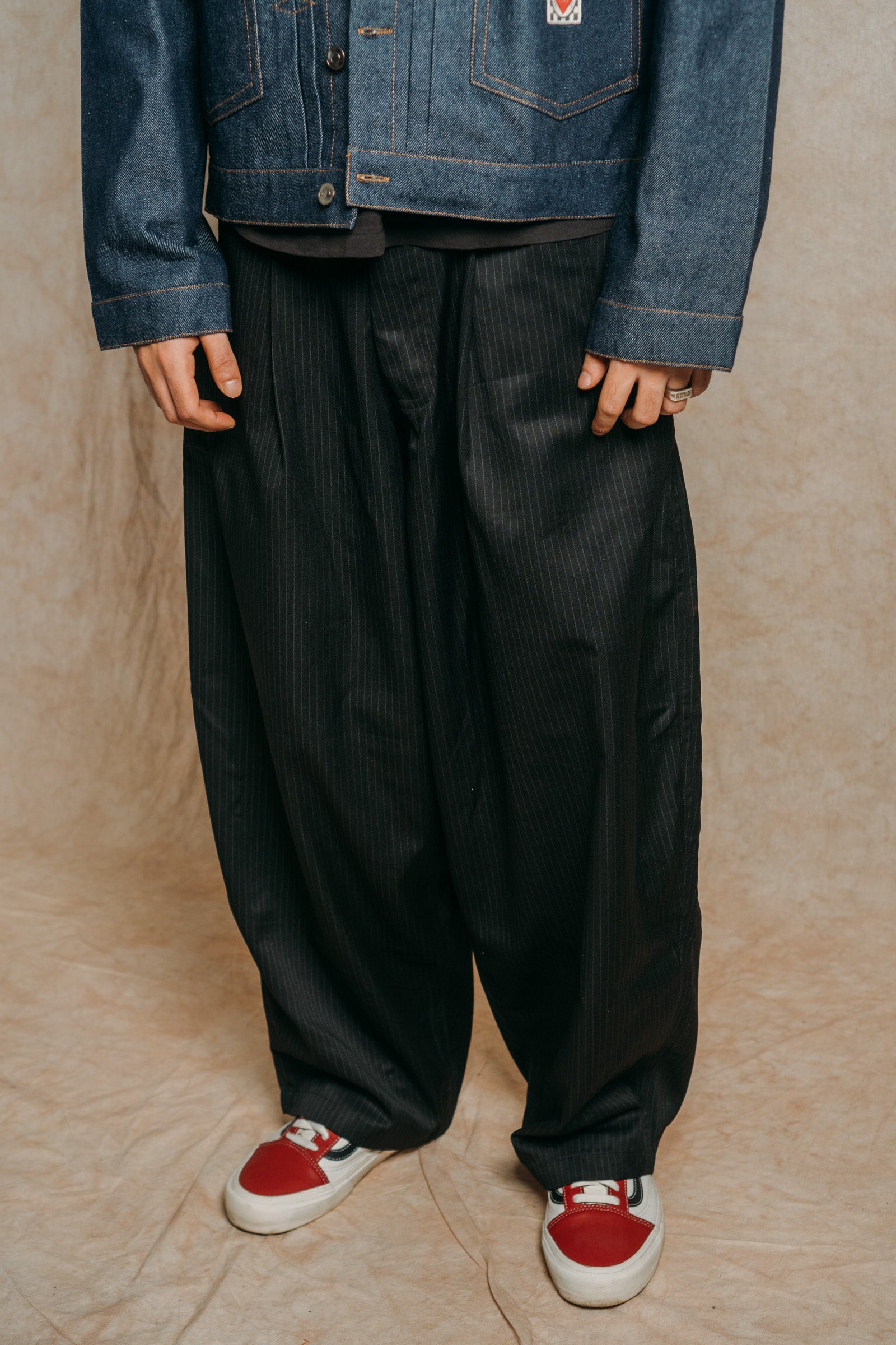 Really Wide Pants 'Black Stripes'