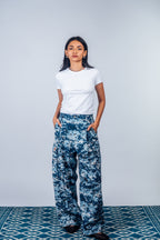 Vintage Cargo Pants 'Digital Camo Navy’