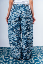 Vintage Cargo Pants 'Digital Camo Navy’