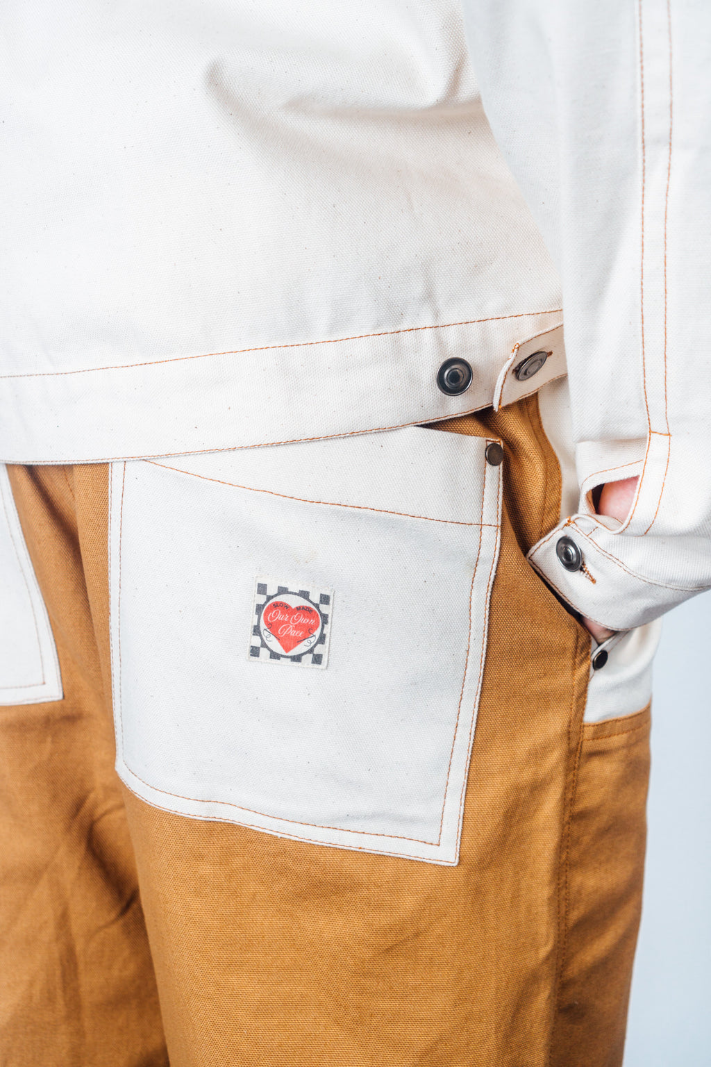 Double Knee Work Pants 'Raw Dearborn'