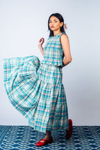 Tiered Skirt 'Madras Magic 06'