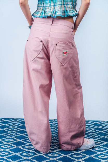 Horseshoe Pants 'Dust Pink Canvas'