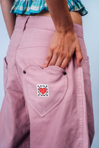 Horseshoe Pants 'Pink Canvas'