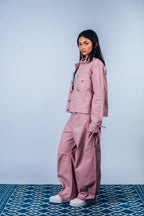Kokoro Work Jacket 'Pink Canvas'