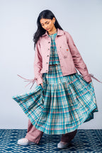 Tiered Skirt 'Madras Magic 06'