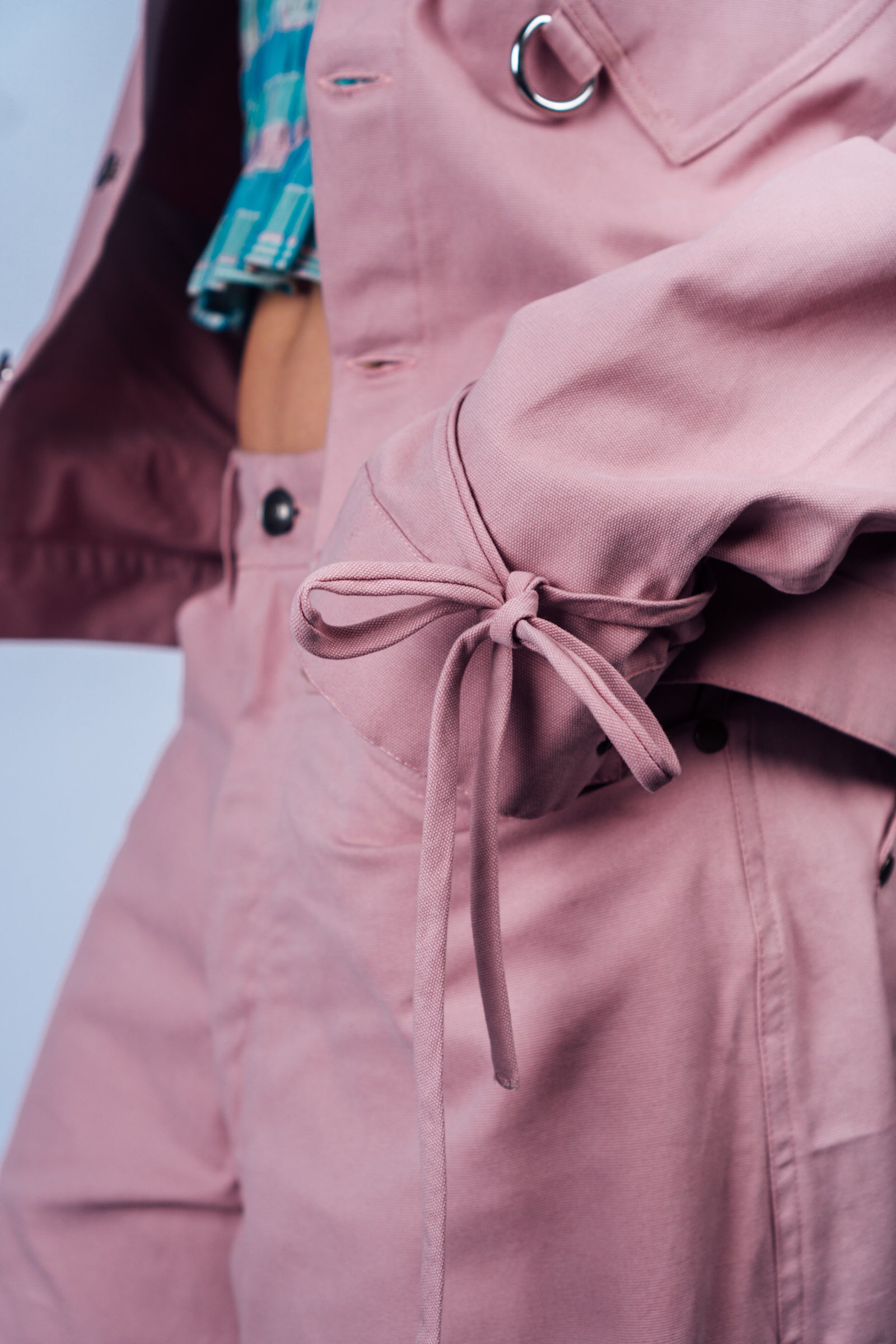 Kokoro Work Jacket 'Dust Pink Canvas'