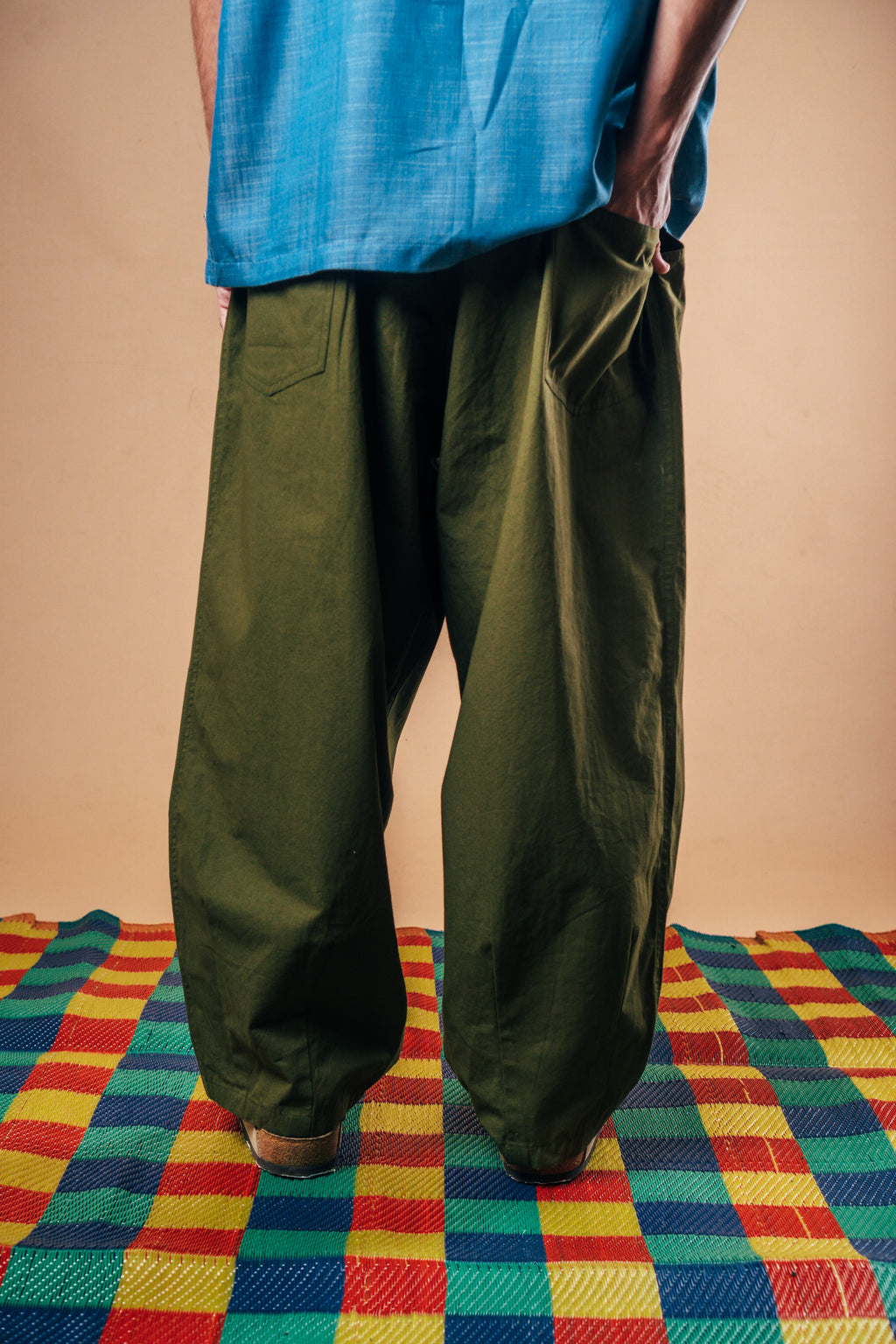 Balloon Pants 'Olive Canvas'