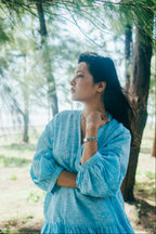 Jasmine Dress 'Light Blue Khadi'