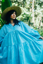 Jasmine Dress 'Light Blue Khadi'