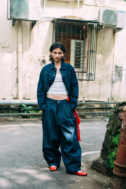 Balloon Pants 'Raw Indigo'