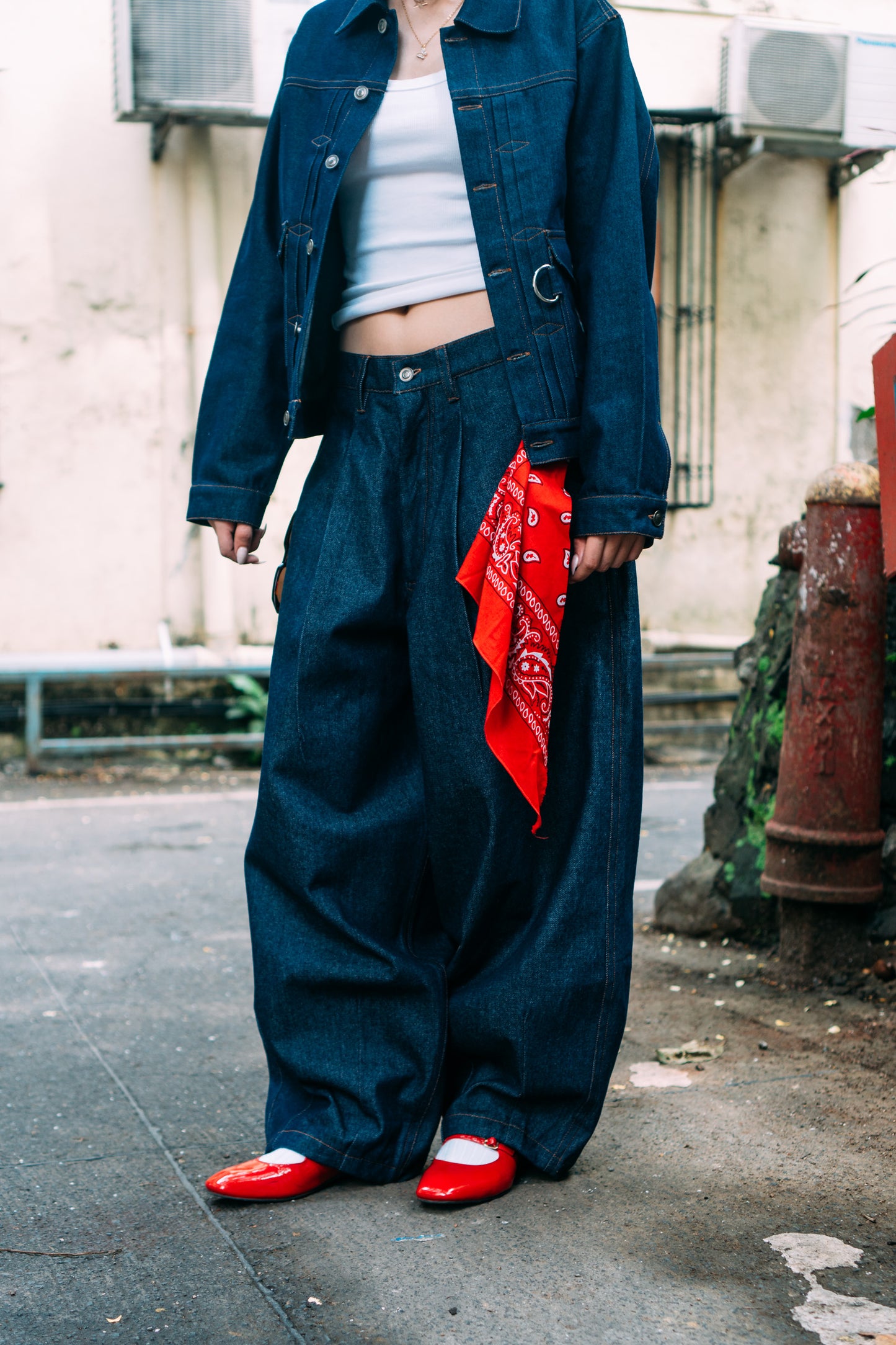 Balloon Pants 'Raw Indigo'