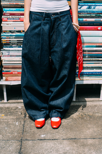 Balloon Pants 'Raw Indigo'