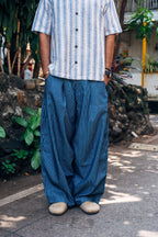 Really Wide Pants 'Blue Stripes'