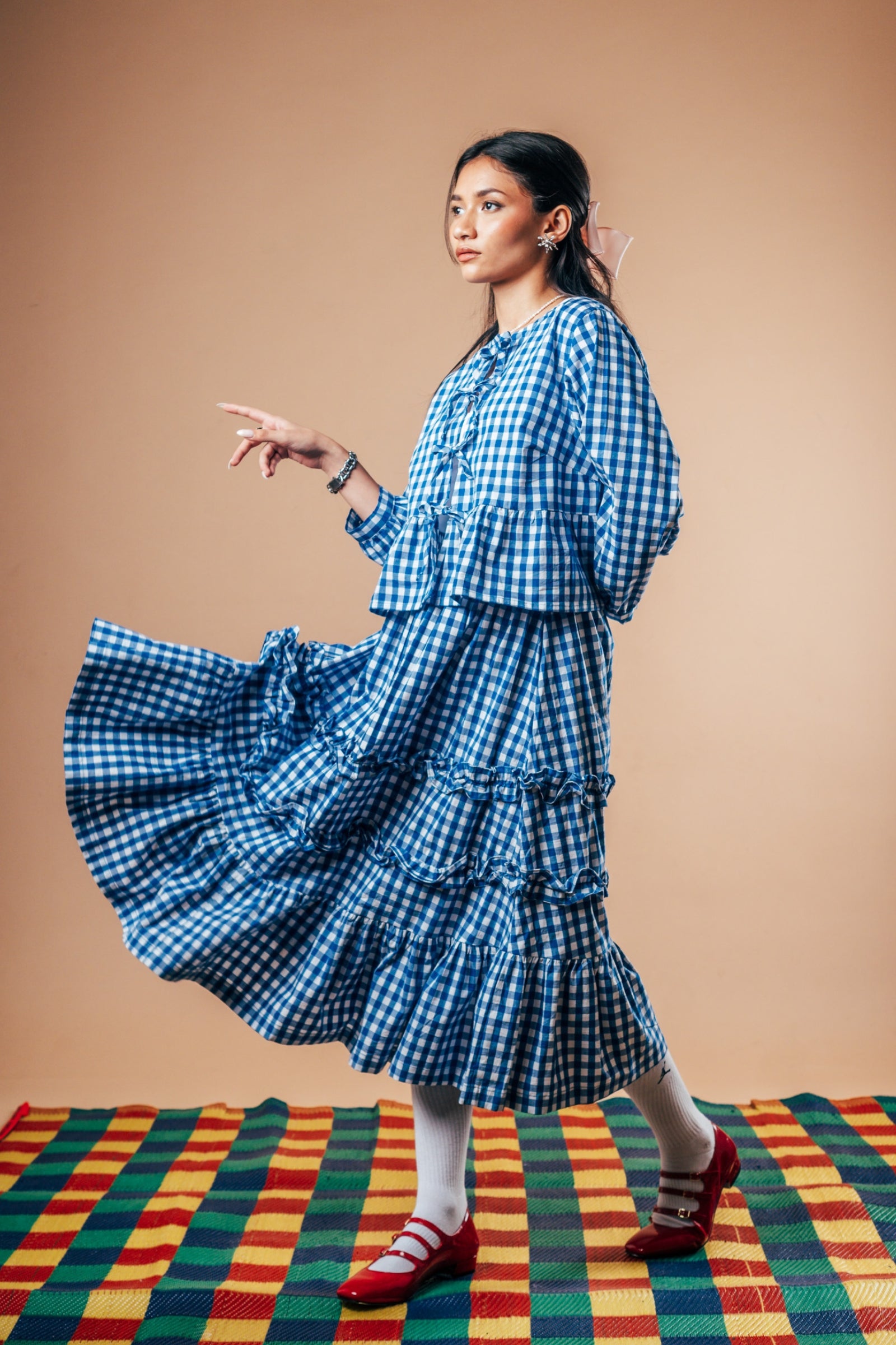 Ruffle Skirt 'Royal Blue'